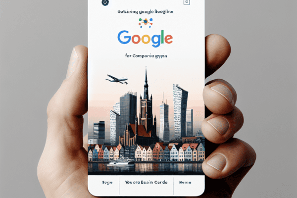 Optymalizacja wizytówki Google My Business dla firm w Gdyni.